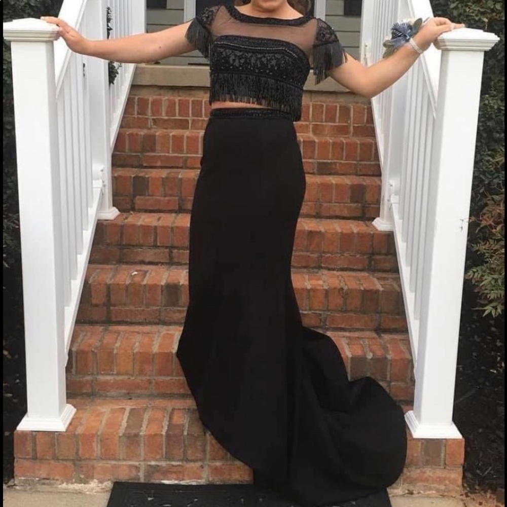COPY - Sherri Hill 2-Piece Prom Dress